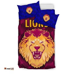 Brisbane Lions Bedding Set Powerful