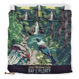 New Zealand Bedding Set, Tui Bird Duvet Cover And Pillow Case 08