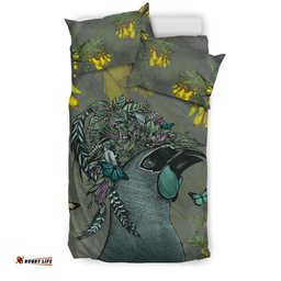 New Zealand Bedding Set, Huia Bird Duvet Cover And Pillow Case 09