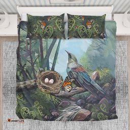 New Zealand Bedding Set, Tui Bird Duvet Cover And Pillow Case 04
