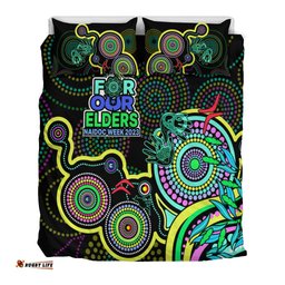 NAIDOC Week 2023 Bedding Set Indigenous Tribal Ver.02 Yellow