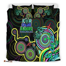 NAIDOC Week 2023 Bedding Set Indigenous Tribal Ver.02 Yellow