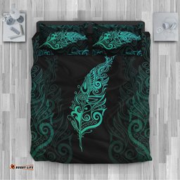 Light Silver Fern New Zealand Bedding Set Mint