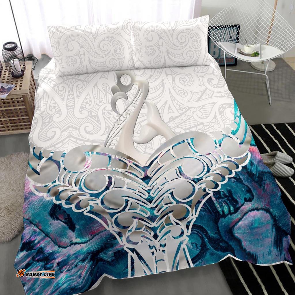Whale Tail Manaia New Zealand Bedding Set