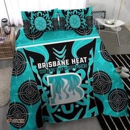 Brisbane Heat Bedding Set We Are The Champions Aboriginal Art