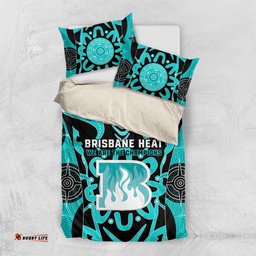 Brisbane Heat Bedding Set We Are The Champions Aboriginal Art