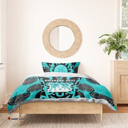 Brisbane Heat Bedding Set We Are The Champions Aboriginal Art