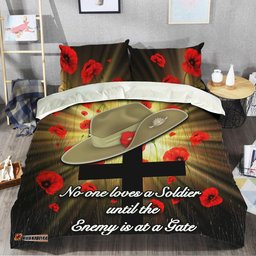 ANZAC Soldier Remember Them Bedding Set LT20