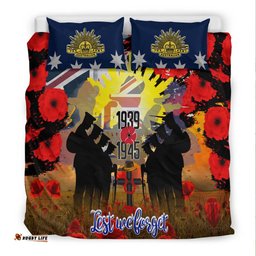 Bedding Set ANZAC Day 2021 World War II Commemoration 1939 1945