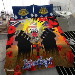Bedding Set ANZAC Day 2021 World War II Commemoration 1939 1945