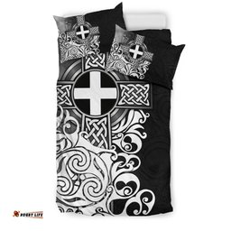 Cornwall Bedding Set Cornish Flag With Celtic Cross