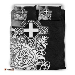 Cornwall Bedding Set Cornish Flag With Celtic Cross