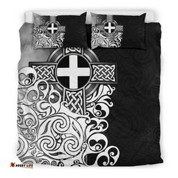 Cornwall Bedding Set Cornish Flag With Celtic Cross