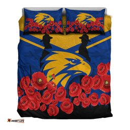 Eagles ANZAC Day Indigenous Art Bedding Set