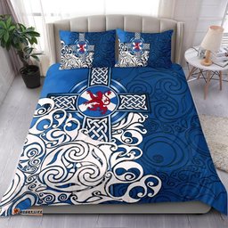 Scotland Celtic Bedding Set Scottish Flag and Lion