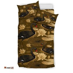 Australia Bedding Sets Swans Bed Lake Landscape Art Sets 08