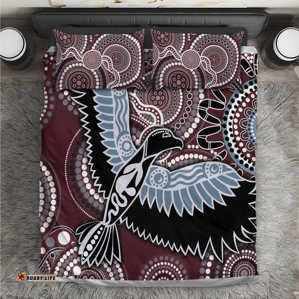 Aboriginal Pattern Bird Bedding Set TS04