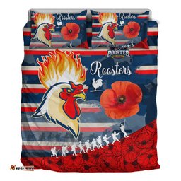 Sydney Roosters Style ANZAC Day Bedding Set 06