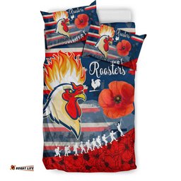 Sydney Roosters Style ANZAC Day Bedding Set 06