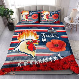Sydney Roosters Style ANZAC Day Bedding Set 06