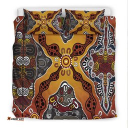 Aboriginal Art Special Vibes Bedding Set Indigenous