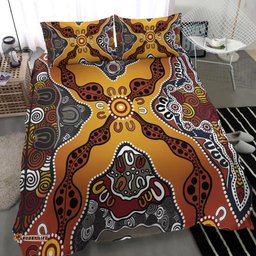 Aboriginal Art Special Vibes Bedding Set Indigenous