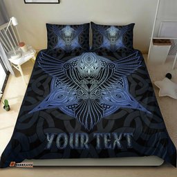 Celtic Personalized Bedding Set Celtic Raven