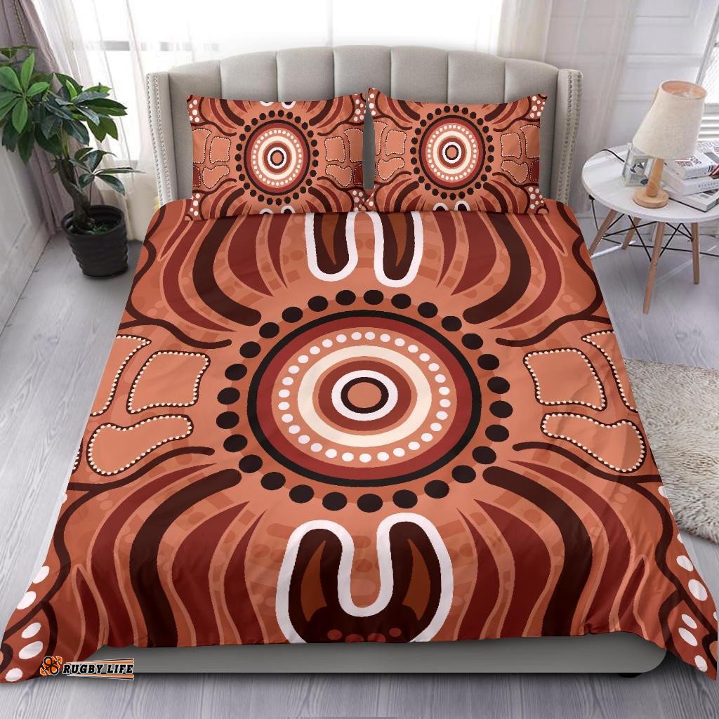 Aboriginal Bedding Set Indigenous Art Patterns Ver02
