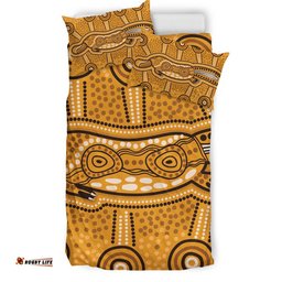 Australia Aboriginal Bedding Set Indigenous Platypus Ver 05