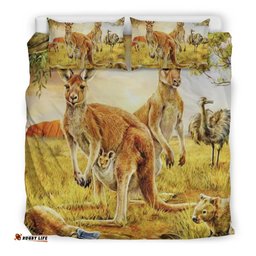 Bedding Sets Kangaroo Bed Family In Uluru Landscape Art Sets