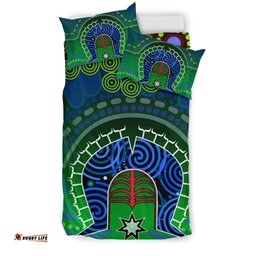 Torres Strait Bedding Set Dhari And Dot Patterns