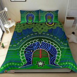 Torres Strait Bedding Set Dhari And Dot Patterns