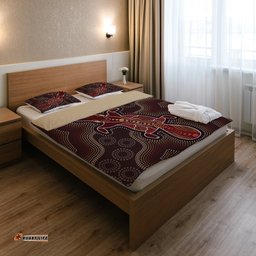 Australia Aboriginal Bedding Set Indigenous Platypus Ver 04