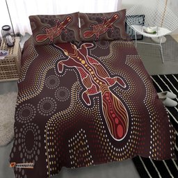 Australia Aboriginal Bedding Set Indigenous Platypus Ver 04