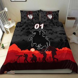 Custom Personalised St. George Illawarra Dragons ANZAC 2022 Bedding Set Simple Style Black
