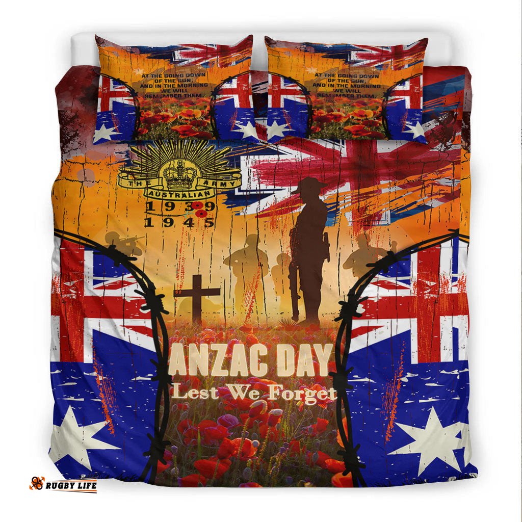 ANZAC Day World War II Commemoration 39 45 Bedding Set