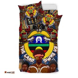 The Land Owns Us Aboriginal Bedding Set