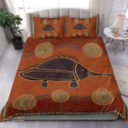 Aboriginal Bedding Set Indigenous Echidna
