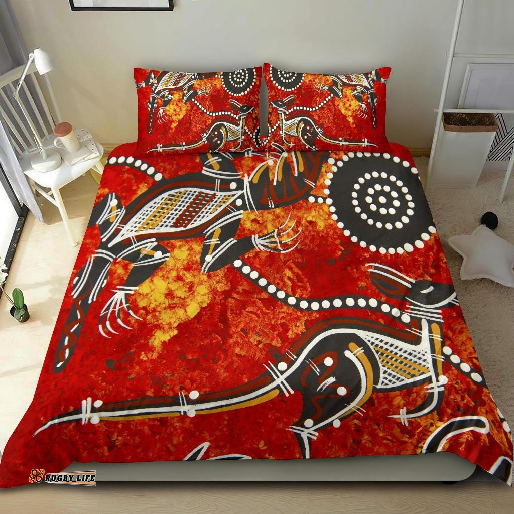 Bedding Sets Aboriginal Crocodile And Kangaroo