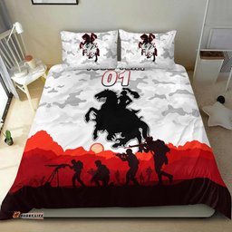 Custom Personalised St. George Illawarra Dragons ANZAC 2022 Bedding Set Simple Style White