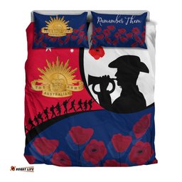 ANZAC Day Bedding Set We will remember Them 09