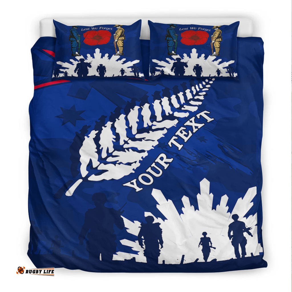 Custom Australia ANZAC Camouflage Mix Fern Bedding Set