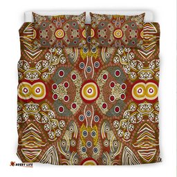 Aboriginal Art Dot Vibes Bedding Set Indigenous NO.2