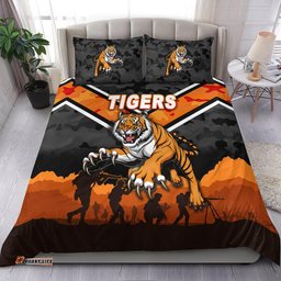 Wests Tigers ANZAC 2022 Bedding Set Simple Style