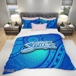 Adelaide Strikers Aboriginal Dot Painting Bedding Set LT20