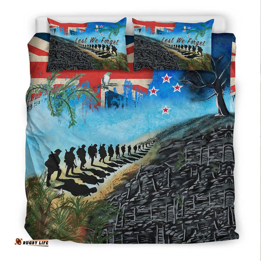 New Zealand ANZAC Day Lest We Forget Bedding Set