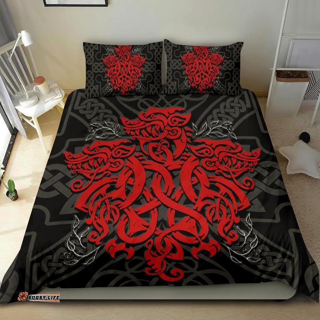 Celtic Three Dragon Bedding Set