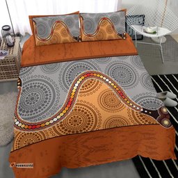 Aboriginal Bedding Set, Indigenous Snake