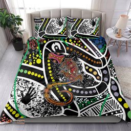 Aboriginal Lizzard Pattern Dot Art Bedding Set TS04