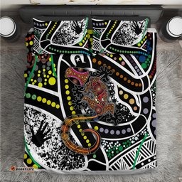 Aboriginal Lizzard Pattern Dot Art Bedding Set TS04